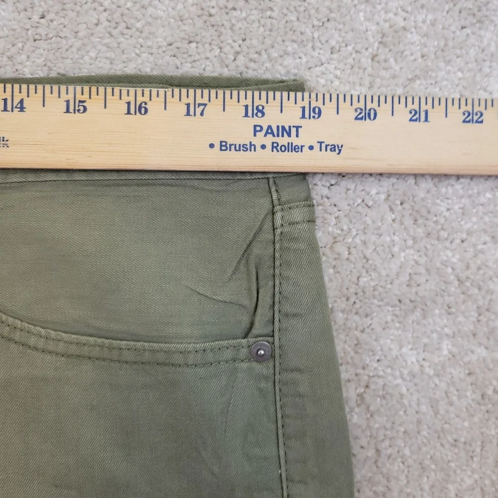 Levi's 505 Regular‎ Fit Straight Leg Olive Green Khaki Pants Jeans Men 36x34